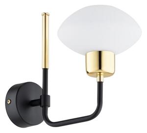 Argon 8032 - Nástěnná lampa RAVELLO 1xE14/15W/230V černá/zlatá