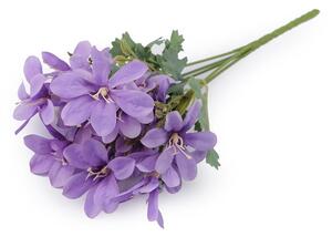 Umělá kytice 25 cm - 5 fialková