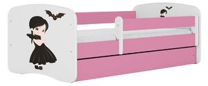 Kocot kids Dětská postel Babydreams Wednesday růžová, varianta 70x140, bez šuplíků, bez matrace
