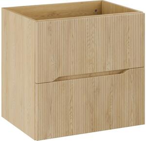 Comad Závěsná skříňka pod umyvadlo Nordic s deskou 60 cm dub cremona