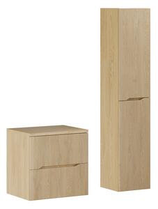 Comad Koupelnová sestava Nordic s deskou a skříňkami 60 cm dub cremona