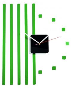 Stylesa Nástěnné hodiny na zeď plexi Rozměr 58 x 45 cm KORADO Z10B i černé