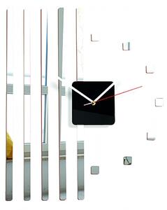 Stylesa Nástěnné hodiny na zeď plexi Rozměr 58 x 45 cm KORADO Z10B i černé