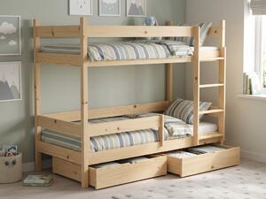 Patrová postel s úložným prostorem Elegant + matrace + rošty