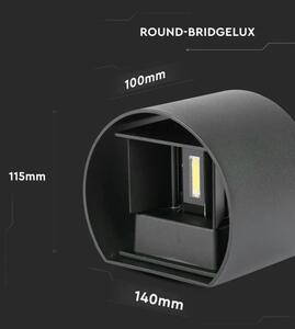 LED Venkovní nástěnné svítidlo LED/6W/230V 3000K IP65 černá