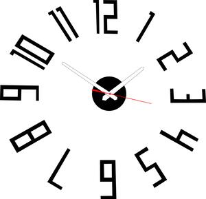 Stylesa stylové nástěnné hodiny do obýváku PALETTE X0018 i černé