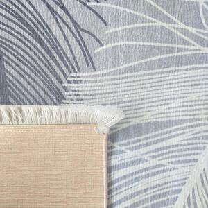 Makro Abra Moderní kusový koberec protiskluzový Horeca 07 Peří šedý Rozměr: 160x220 cm
