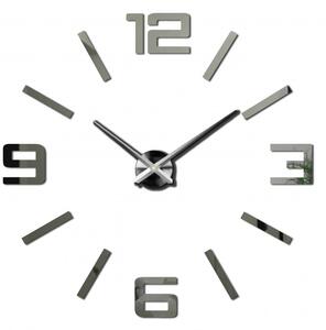 STYLESA moderní nástěnné hodiny na zeď TRANSFER X0037 černé