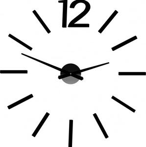 Sentop Elegantní hodiny na stěnu Bomer 2D PLEXI X0081 aj černé