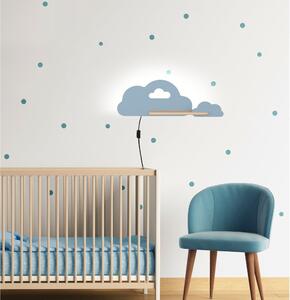 Modré dětské svítidlo Cloud – Candellux Lighting