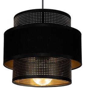 Lustr na lanku NESS 1xE27/60W/230V černá
