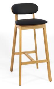 Dubová židle barová NK-44 hoker 44x100x52