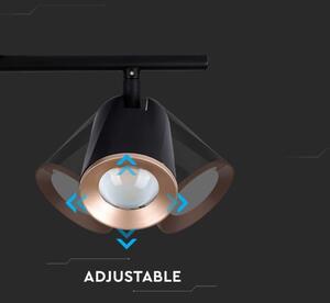 LED Bodové svítidlo 2xLED/5W/230V 4000K černá