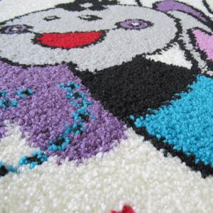 Makro Abra Dětský kusový koberec Bella 03S Motýli krémový Rozměr: 120x170 cm