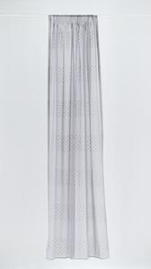 Šedá záclona 140x260 cm Aurea – Mendola Fabrics