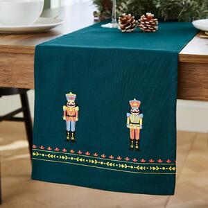 Bavlněný běhoun na stůl s vánočním motivem 33x220 cm Nutcracker – Catherine Lansfield