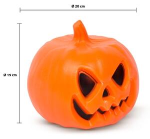 LED Dekorace se zvukovým efektem HALLOWEEN LED/3xAAA dýně