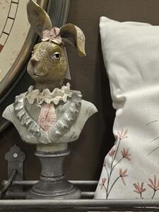 Dekorace bysta králičí žena - 12*12*32 cm