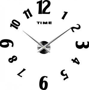 X-momo nástěnné hodiny nalepovací CHARLIE S035 i černé