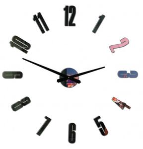 Stylesa Moderní nástěnné hodiny ARABIC P041aj černé