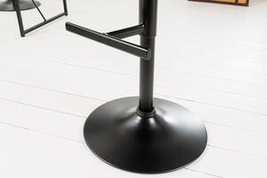 Barová židle COMFORT šedá manšestr Nábytek | Jídelní prostory | Barové židle