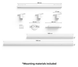 Philips-SADA 4xLED RGB Stmívatelné svítidlo do lištového systému Hue LED RGB/44,6W/230V