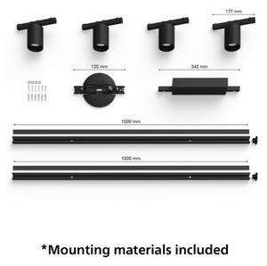 Philips-SADA 4xLED Stmívatelné svítidlo do lištového systému Hue LED/20,8W/230V