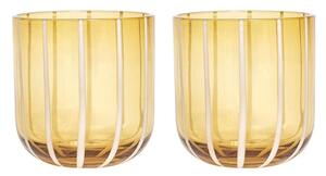 Sklenice Mizu Glass Amber 320 ml - set 2 ks