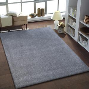 Makro Abra Kusový koberec jednobarevný Portofino šedý Rozměr: 120x170 cm