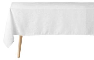 Žakárdový ubrus ARTIFICE, obdélníkový, bílý, 140 x 240 cm
