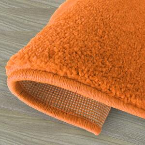 Makro Abra Kulatý koberec jednobarevný Portofino pomerančový Rozměr: průměr 100 cm