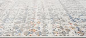 Makro Abra Moderní kusový koberec VINTAGE G433A krémový / modrý Rozměr: 80x150 cm