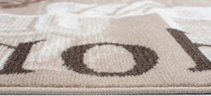 Makro Abra Moderní kusový koberec SCARLET DELUXE 70879/10822 Londýn hnědý Rozměr: 240x340 cm