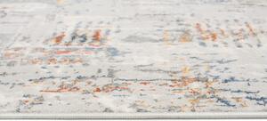 Makro Abra Moderní kusový koberec VINTAGE G401A krémový / modrý Rozměr: 80x150 cm