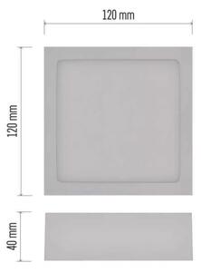 LED Stropní svítidlo LED/7,6W/230V 3000/3500/4000K 12x12 cm bílá