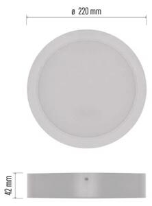 LED Stropní svítidlo LED/24W/230V pr. 22 cm bílá