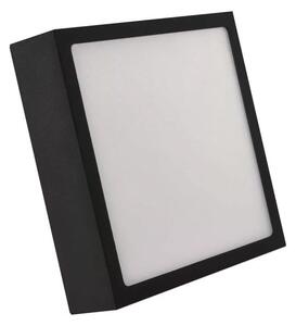 LED Stropní svítidlo LED/12,5W/230V 3000/3500/4000K 17x17 cm černá