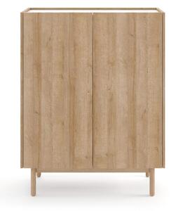 Piaski Komoda Boho La 97 cm dub riviéra/bílý mramor