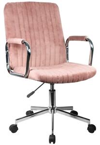 Ak furniture Čalouněné kancelářské křeslo FD-24 růžové