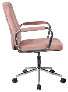 Ak furniture Čalouněné kancelářské křeslo FD-24 růžové