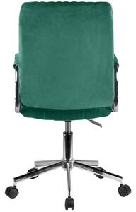 Ak furniture Čalouněné kancelářské křeslo FD-24 lahvově zelené