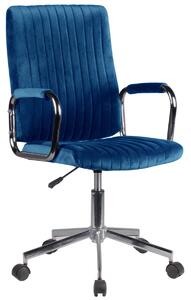 Ak furniture Čalouněné kancelářské křeslo FD-24 modré