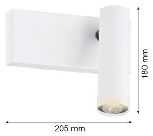 Argon 8064 - Nástěnné bodové svítidlo ETNA 1xG9/6W/230V bílá
