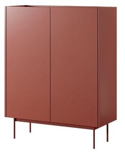 Piaski Komoda Color KD97 červená/dub linea