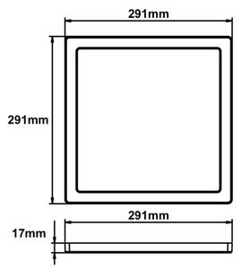 Globo 12380-24B - LED Stropní svítidlo LASSE LED/24W/230V 3000/4000/6500K černá