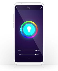 Nedis WIFILRC10E14 - LED RGB Stmívatelná žárovka E14/4,9W/230V Wi-Fi 2700-6500K