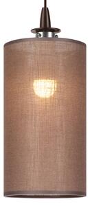 LED Lustr na lanku NOEL MINI 1xE27/60W/230V hnědá