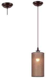LED Lustr na lanku NOEL MINI 1xE27/60W/230V hnědá