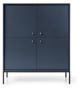 Piaski Komoda Mono II 104 cm modrá/černá