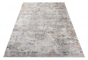 Makro Abra Moderní kusový koberec FEYRUZ S751B SHRINK Abstraktní světle šedý Rozměr: 80x150 cm